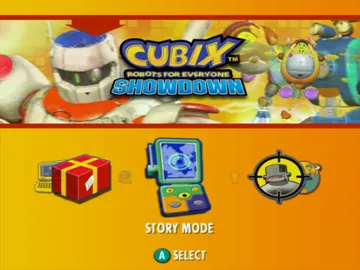 Cubix Robots for Everyone - Showdown screen shot title